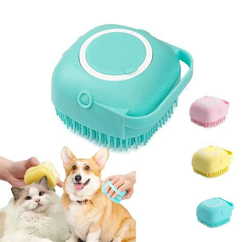 Buy Dog Bath Brush - Soft Silicone Dog Shampoo Brush, Pet Grooming Bath
