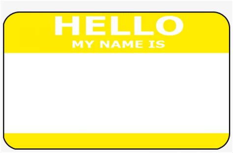 Top 70 Sticker Hello My Name Is Dễ Làm Nhất Co Created English
