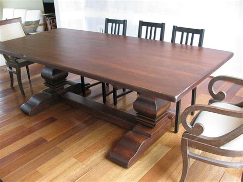 Cherry is known for its bold grain patterns and color which both add tremendous depth to the finish. Rustic Cherry Double Pedestal Table (With images) | Pedestal table, Table, Dining table