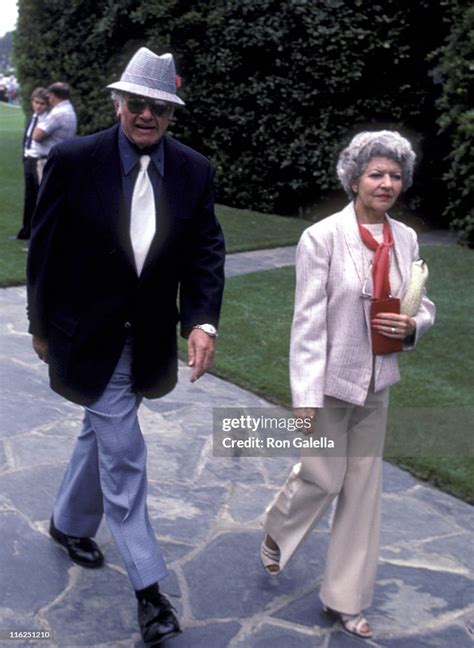 Actor Alan Hale Jr And Wife Naomi Hale Attend Jim Davis Memorial