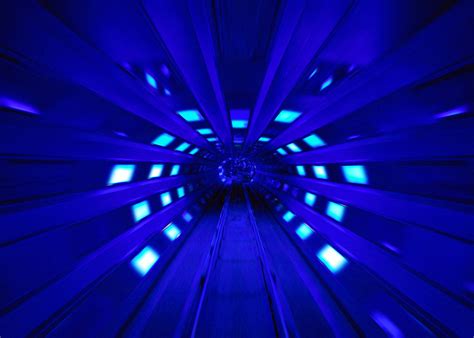Disney Space Mountain Blue Space Shot Tunnel Explored Flickr