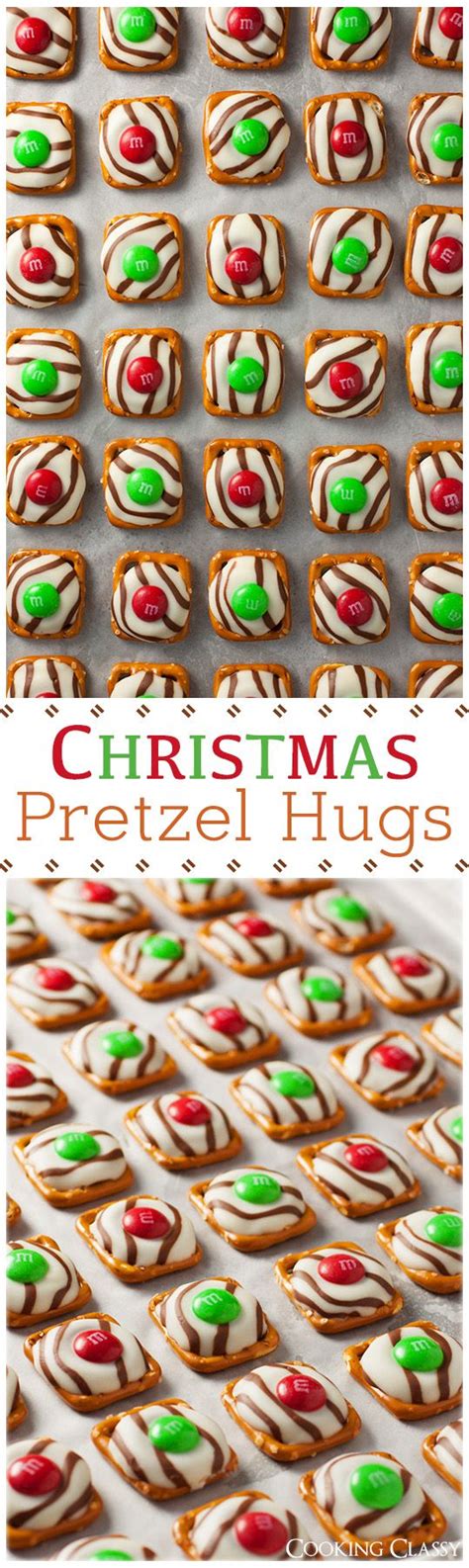 Pretzel Mandm Hugs Christmas Style Cooking Classy Christmas Food