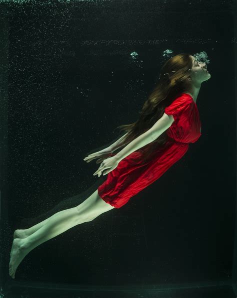 Free Images Woman Diving Female Drowning Live Model Red