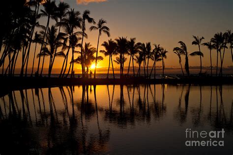 Big Island Sunset Photograph By Mike Reid