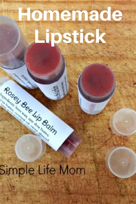 How To Make Homemade Lipstick Simple Life Mom