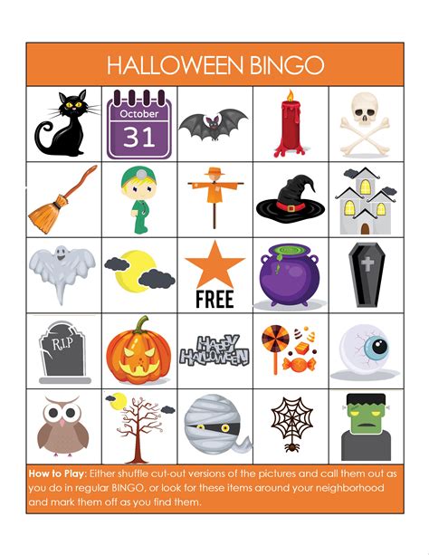 Free Halloween Printables Games