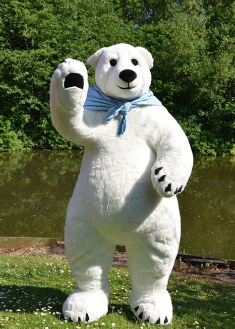 Adorable Polar Bear Mascot Character Mascot Ambassadors