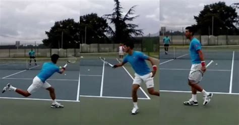 Federer's forehand is a step above the rest on the atp tour, but few commentators understand why. After Roger Federers SABR, Novak Djokovic Invents An Incredulous Forehand Shot During Training