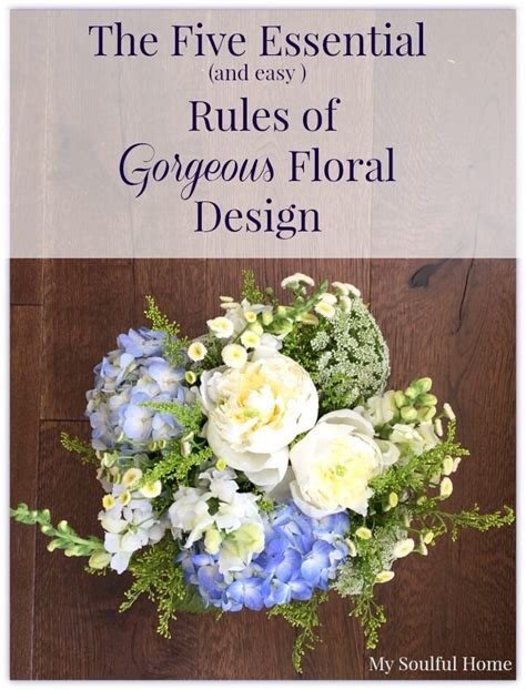 Five Essential Rules Flower Arranging Diy Flowers