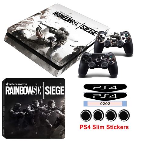 Rainbow Six Siege Skin Sticker Cover For Playstation 4 Slim Ps4 Slim