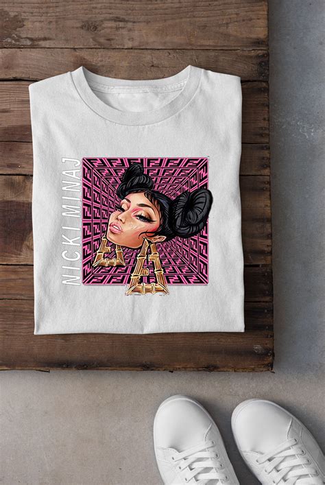 Nicki Minaj Crew Neck Shirt Rapper Shirt Hip Hop Shirt Etsy