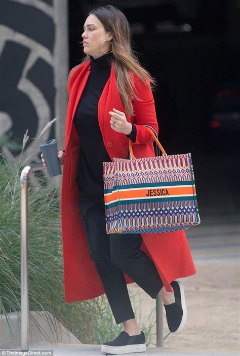 Jessica Alba Dons Business Chic Ensemble While Attending Meeting In LA