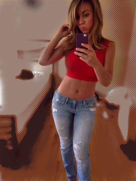 Ripped Jeans And Red Cropped Top Crop Tops Fashion Trendy Fashion