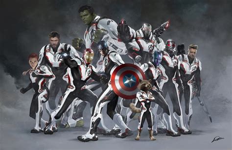 Artstation Avengers Endgame Time Travel Suits Concept Art Ph