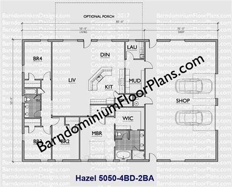 2500 Sq Ft Barndominium Floor Plans