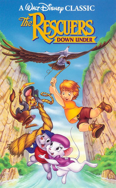 Image The Rescuers Down Under Cover Disneywiki