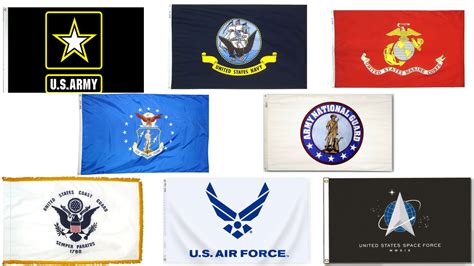 Us Military Birthdays Flags Usa