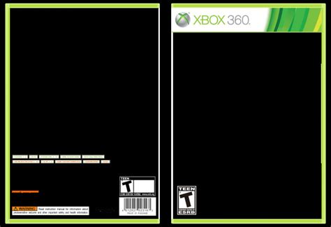 30 Xbox 360 Cover Template