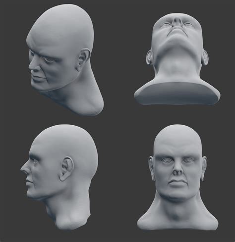 Artstation Male Head