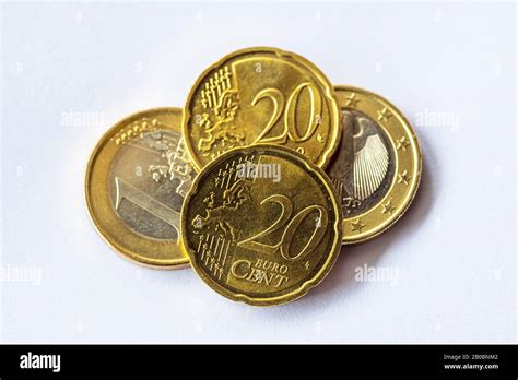 Euro Coins Clipping Germany Stock Photo Alamy