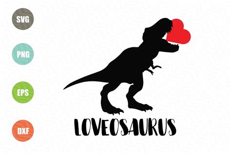 Download Dinosaur Svg, Valentine Svg File (61224) | SVGs | Design ...