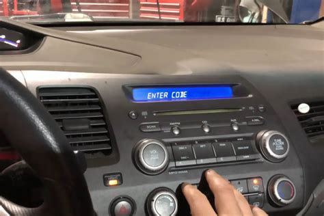 Why Does My Honda Civic Radio Say Enter Code Solved Automotiverider