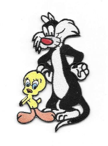 Looney Tunes Tweety And Sylvester Figure Die Cut Patch New Unused Ebay