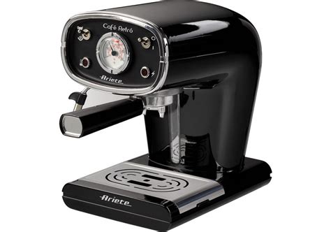 Ariete Cafe Retro Cappuccino Machine Zwart | Cappuccino machine, Espresso machine, Coffee machine
