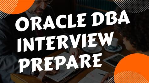 Oracle Dba Interview Prepare Youtube