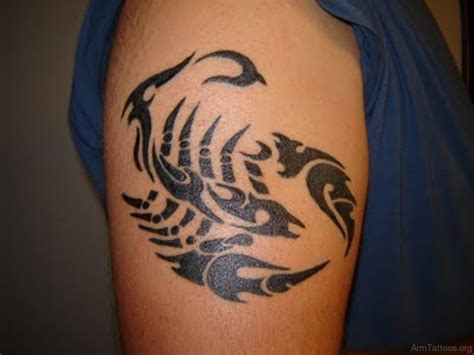 Beautiful scorpion tattoo designs with rose for girls. 62 Wonderful Scorpion Tattoos For Arm