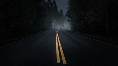Night Road Background