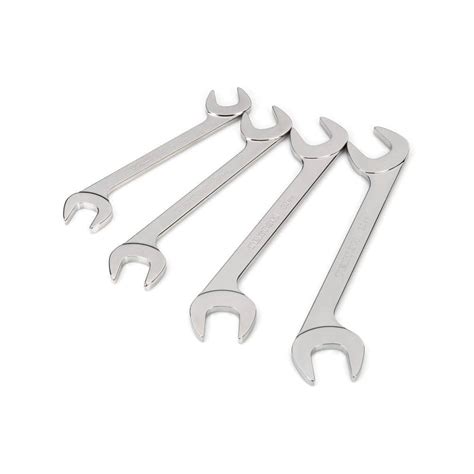 Tekton 24 Mm To 32 Mm Angle Head Open End Wrench Set 4 Piece Wae90201