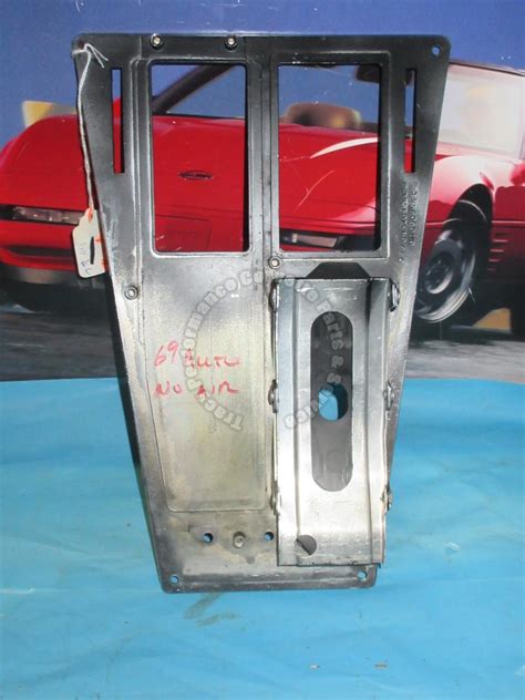 1969 Corvette Console Plate Assembly Gm 3956073 Automatic No Air