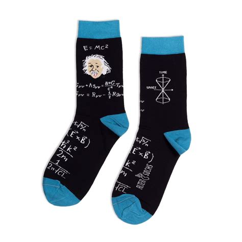 Einstein Socks Physics T Fun Socks Albert Einstein Physics Ts