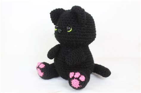 Black Cat Amigurumi Free Crochet Pattern Stringydingding