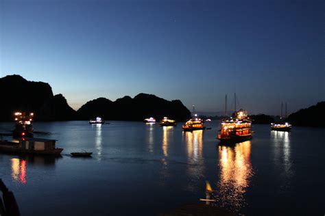 The Beauty Of Ha Long Bay At Night