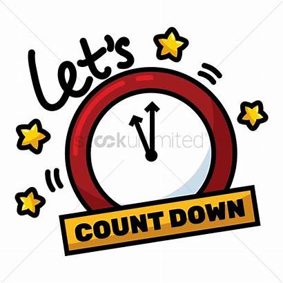Countdown Let Vector Graphic Illustration Stockunlimited