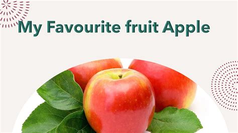 Short Essay On My Favourite Fruit Lines On My Favourite Fruit Apple My Favourite Fruit