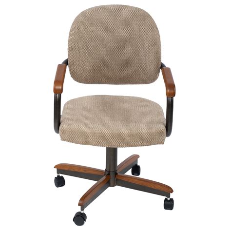 Aw Furniture Casual Cushion Swivel And Tilt Rolling Office Chair