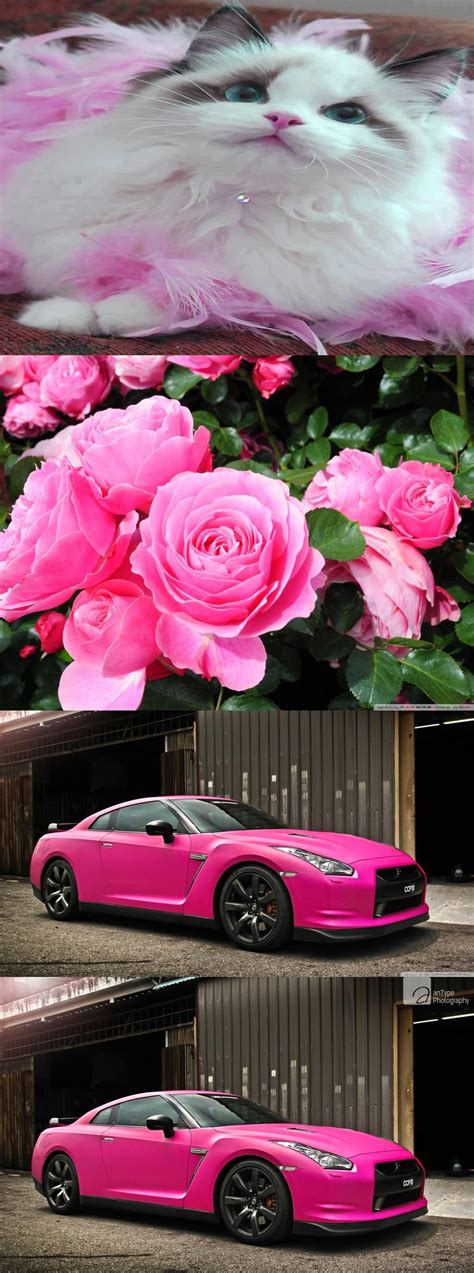 Nissan Gtr In Matte Pink Pink Car Nissan Gtr Matte Pink