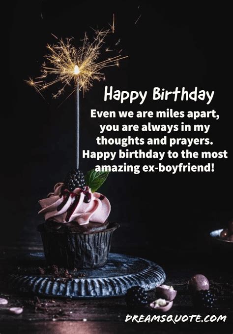 45 Birthday Wishes For Ex Boyfriend Happy Birthday Boyfriend Dreams