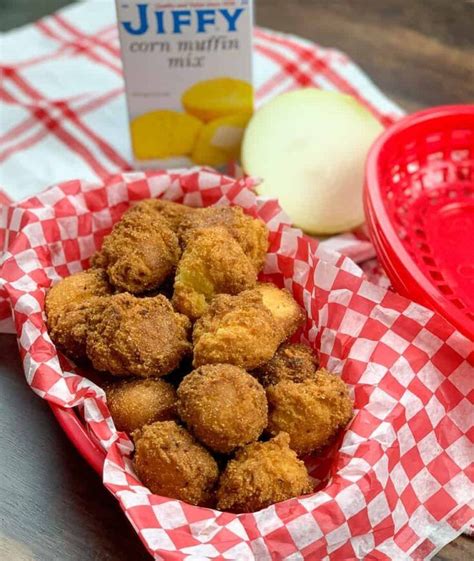 Prepare recipe as directed, stirring in 1/2 cup canned pineapple tidbits and 2 to 3 tbsp. How To Make Hush Puppies with Jiffy Mix: A Quick and Easy | Recipe | Jiffy cornbread, Food ...