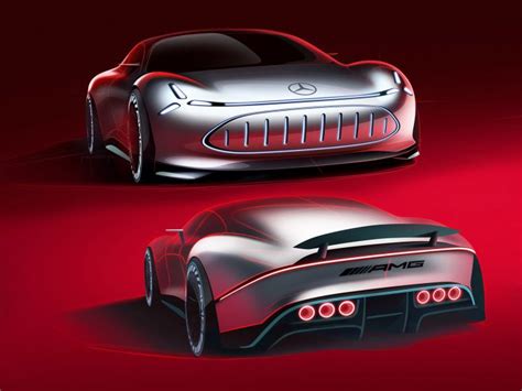 Mercedes Vision AMG Concept Car Body Design