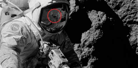 moon landings conspiracy theorists claim there s something wrong with this photo of the apollo