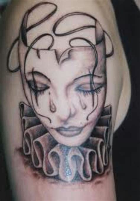 Crying Female Clown Tattoo Tattoomagz › Tattoo Designs Ink Works