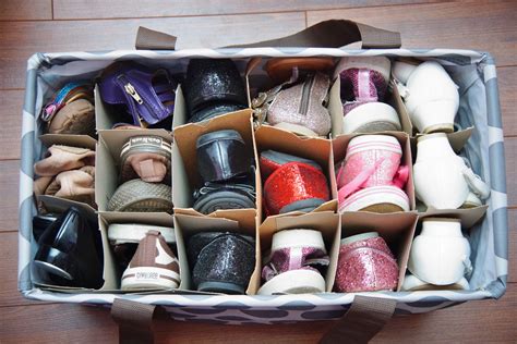Set out your shoes according to their function. 10 Smart Ways to Keep Shoes Tidy | Utility tote, Wine ...