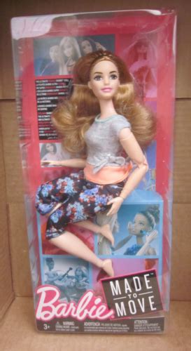 Pn New Barbie Made To Move Doll Ftg Posable Curvy Strawberry Blonde Hair Ebay