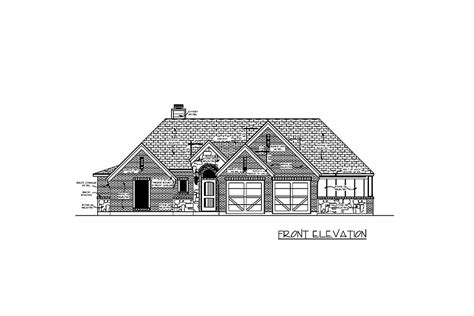 Elegant Brick Ranch House Plan 915000chp Architectural Designs