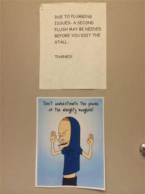To be fair the pooping is quite loud. Bathroom Humor At It's Finest - 20 Pics