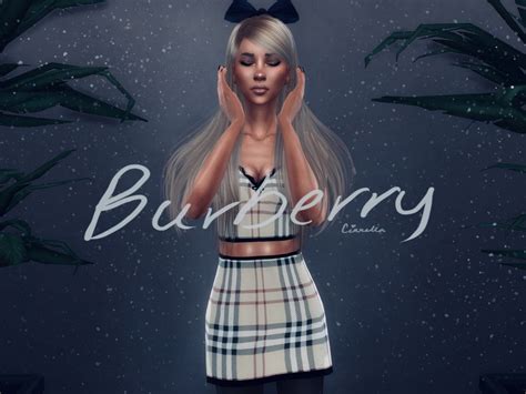 The Sims Resource Burberry Dress Ciarella